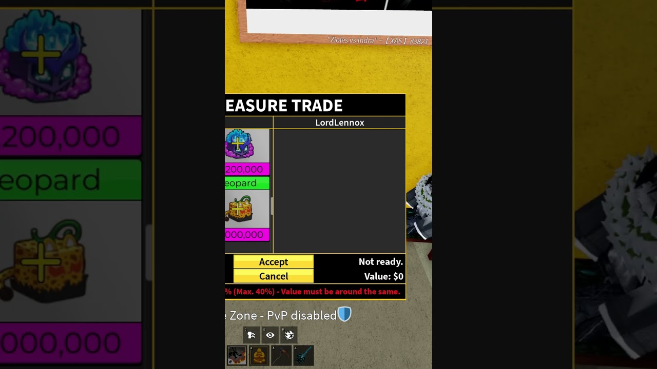 What people trading for Yeti fruit and Gas fruit in bloxfruit roblox🤔 #roblox