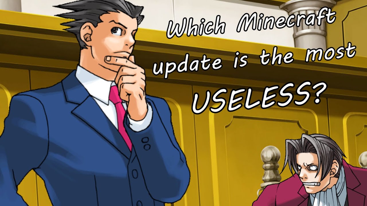 Which Minecraft update is the most useless? (objection.lol)