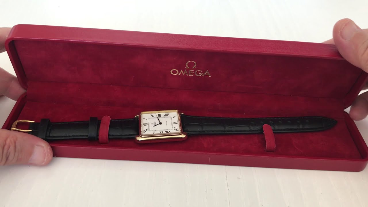 Omega vintage 10K Solid Gold Tank