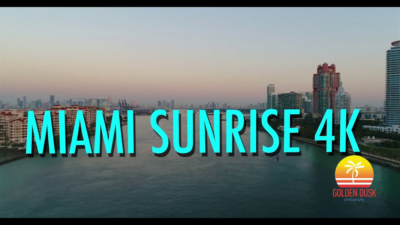 Miami Sunrise 4K