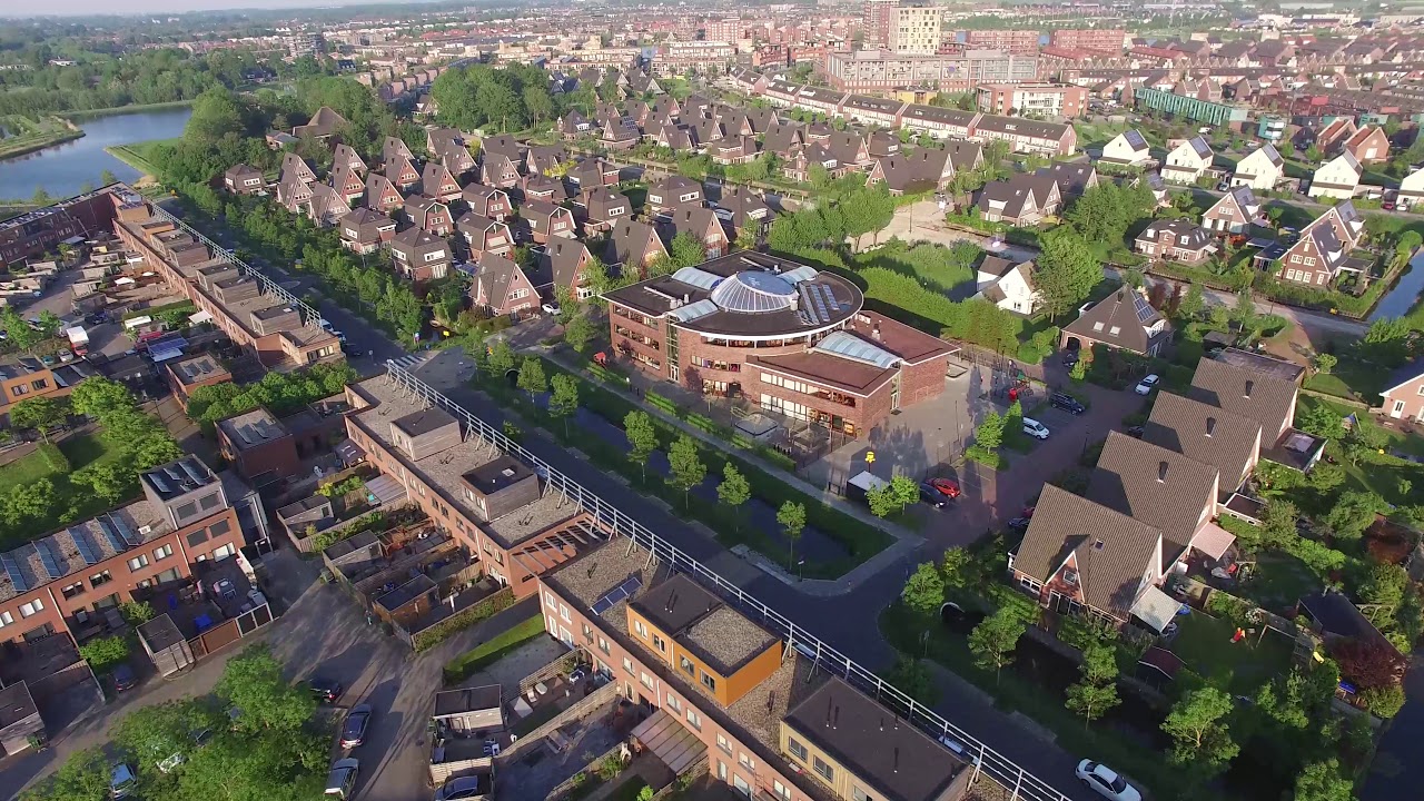 Uncut drone footage Heerhugowaard 4K 30 FPS