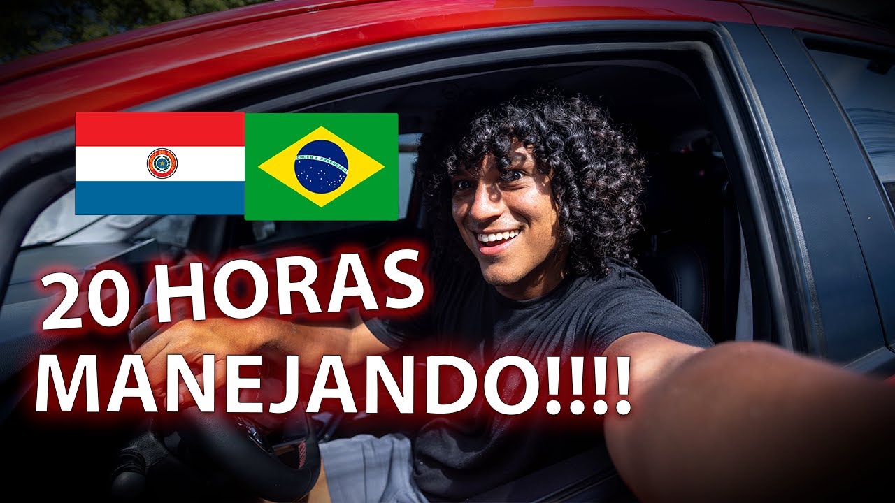 Asi fue manejar de Paraguay a Brasil🚗🇵🇾🇧🇷🥵