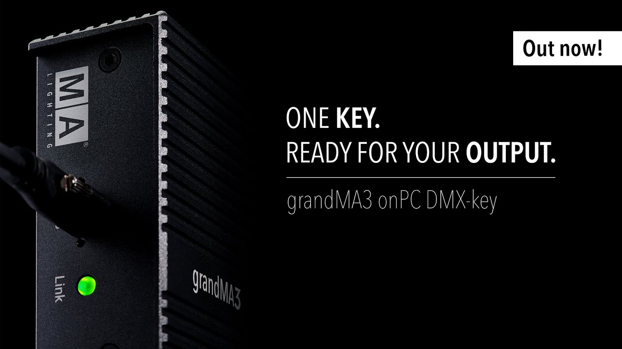 OUT NOW: grandMA3 onPC DMX-key