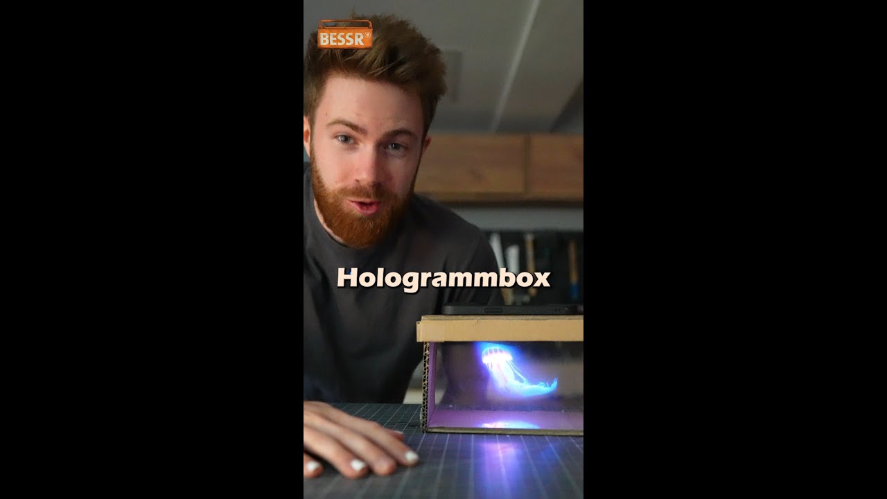 Hologrammbox fürs Handy selber bauen
