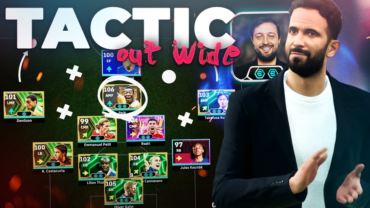 I STOLE this OUT WIDE tactic in eFootball..