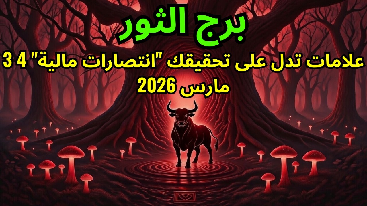 ♉ خسوف القمر في برج الثور يُفعّل مكاسب مالية هائلة (ثلاثة أبراج تشرق في 4 مارس) 🌕💰