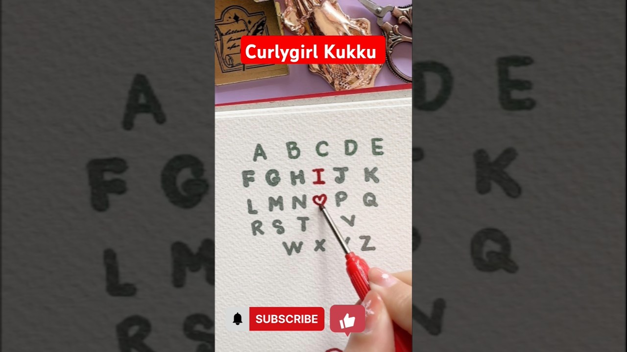 Alphabet hack! #shorts #lettering