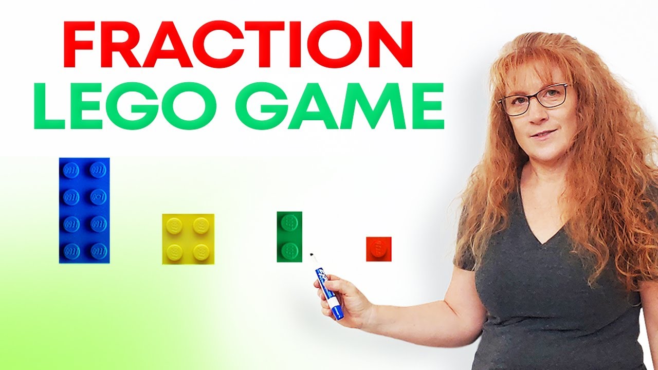 The Easiest Way to Learn Fraction with LEGOs | Fraction Games for Kids | Fraction Lego Math