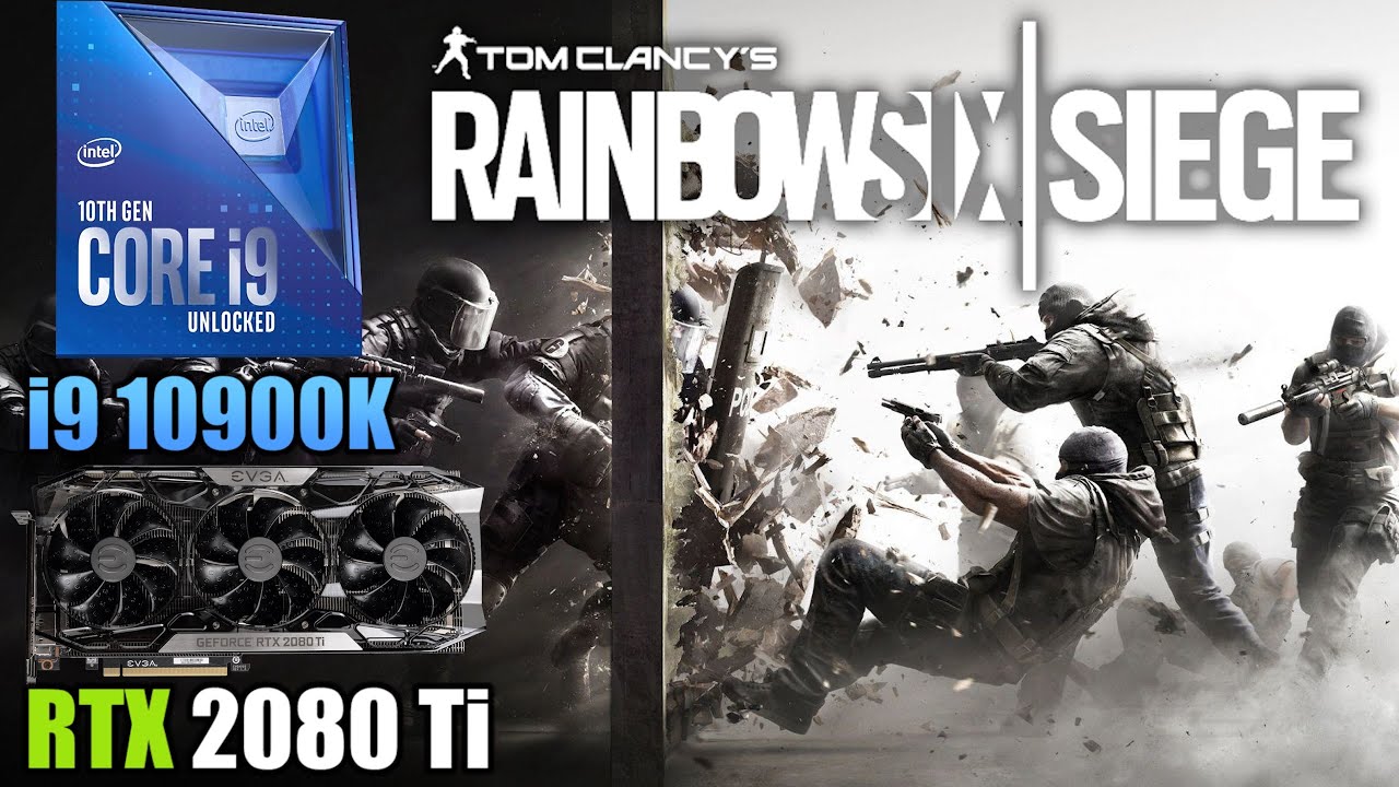 Rainbow Six Siege - RTX 2080 Ti + i9 10900K - 1080p, 1440p & 4K - Low & Ultra Settings