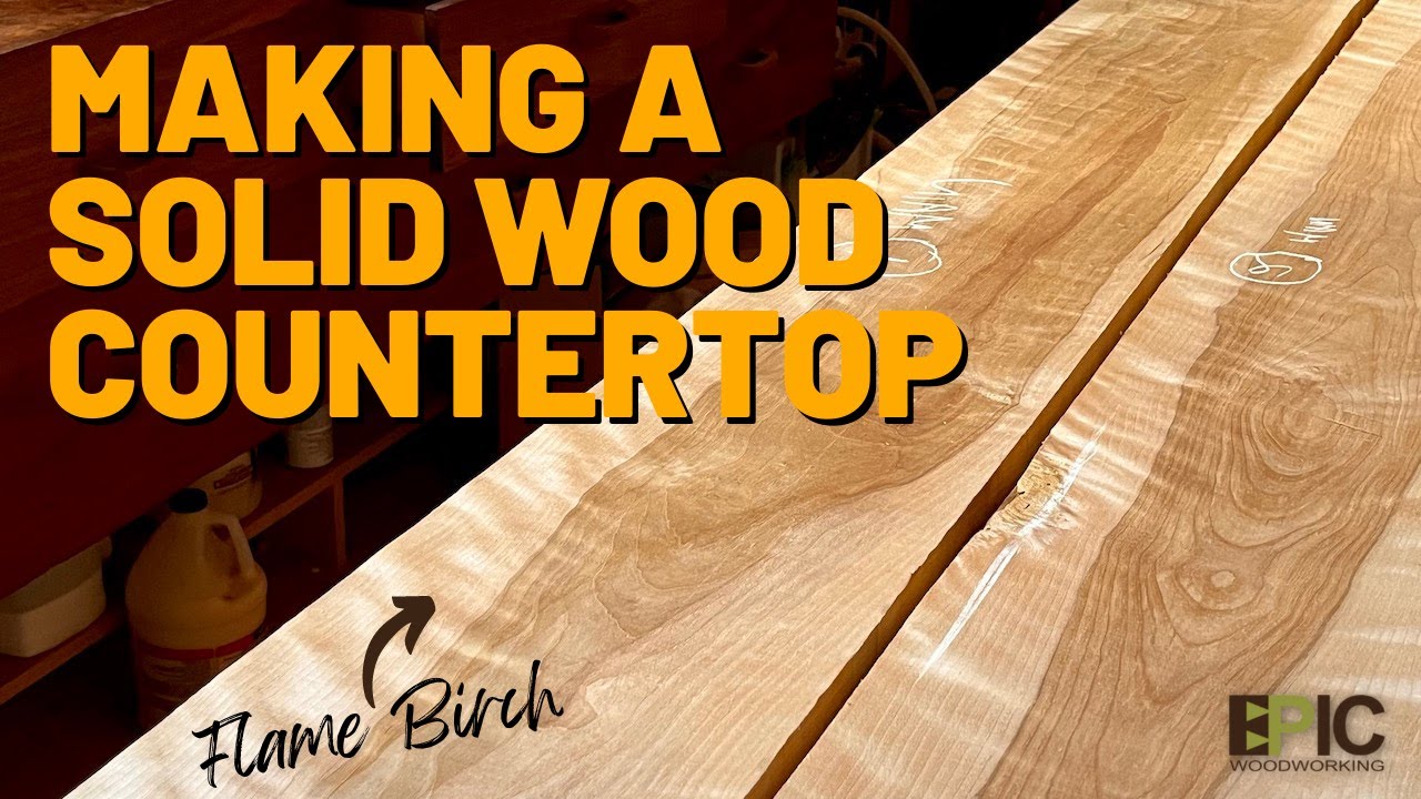 Making a Solid Wood Countertop