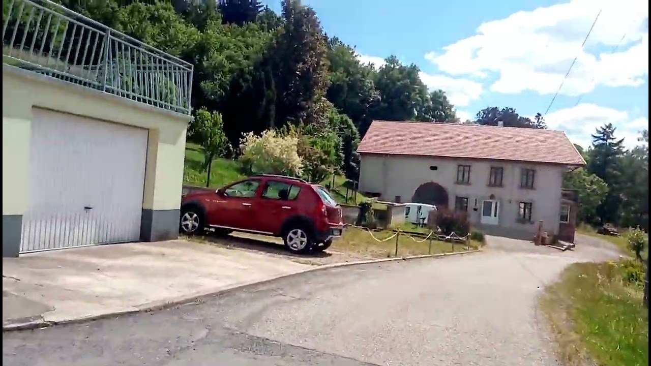 Faire ses courses au village d'à côté en vélo. Moussey -Senones Vosges