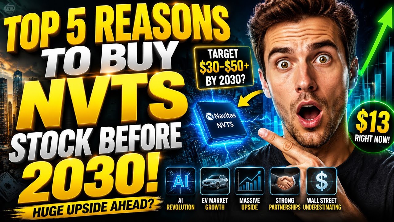 Top 5 Reasons to Buy NVTS Stock Before 2030 | Could Navitas Semiconductor Be the Next AI Winner?