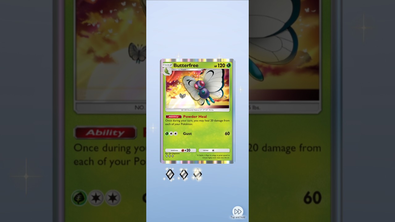 Butterfree in Pokemon TCG Pocket - My #pokemon card shop link in the description below 👇