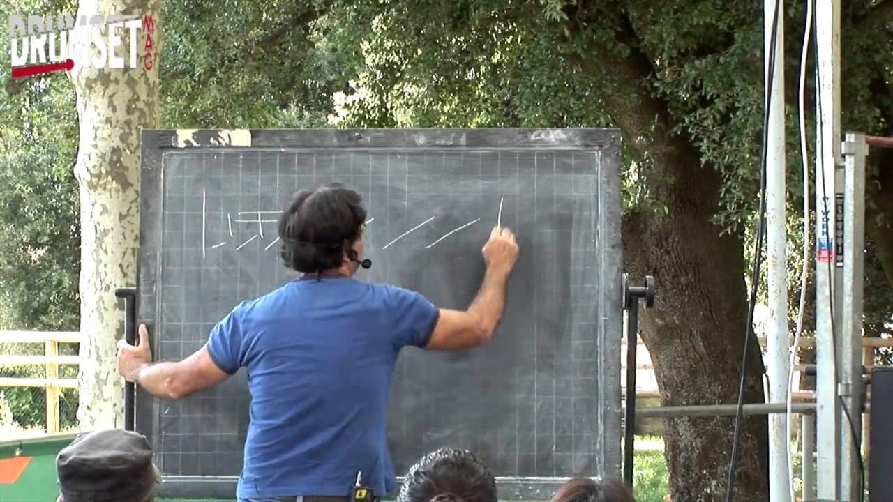Maurizio Dei Lazzaretti, drum clinic