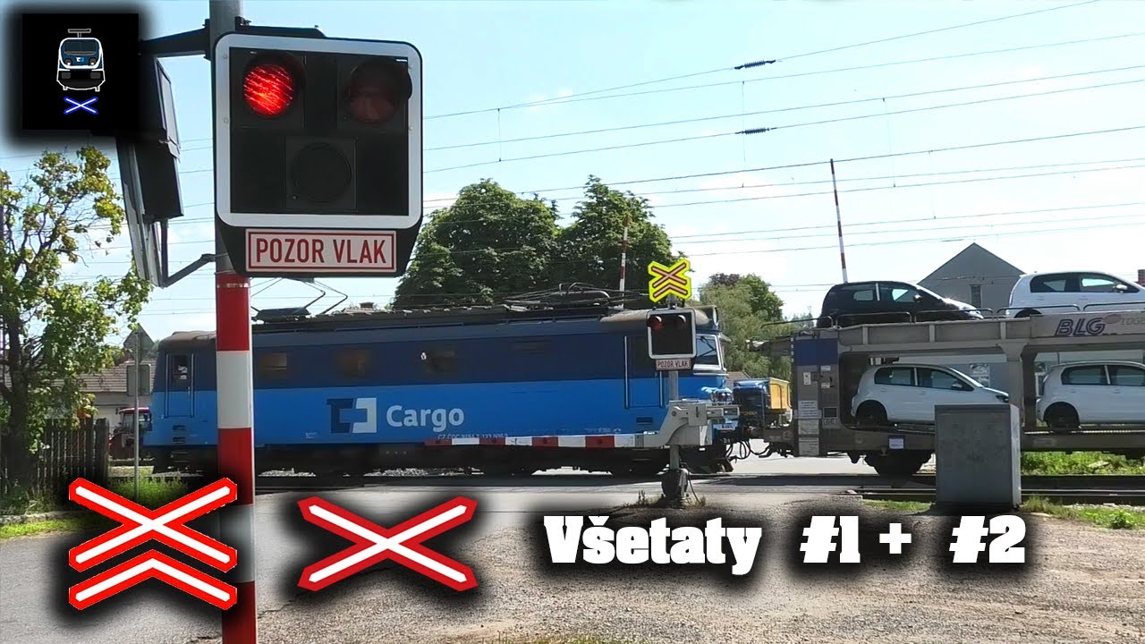 Železniční přejezdy Všetaty (AŽD 97) - 30.7.2021