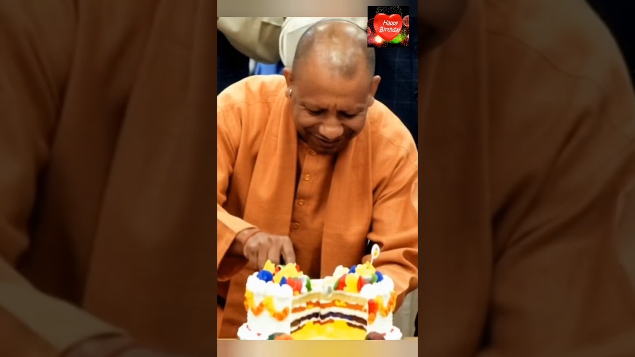 5 June: Yogi Adityanath Birthday Celebration 🎈#yogi#birthday