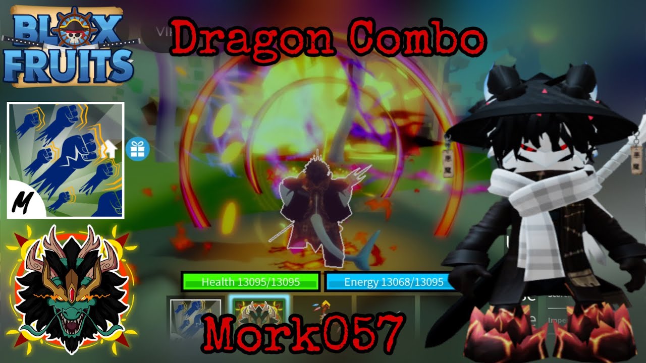 Dragon Rework One Shot Combo | Blox Fruits / Mobile Player