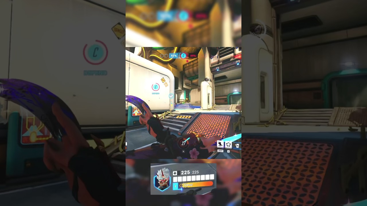 quick play clips from last week 🙃 #overwatch2 #kiriko #mercy #cassidy #overwatchclip #topaz