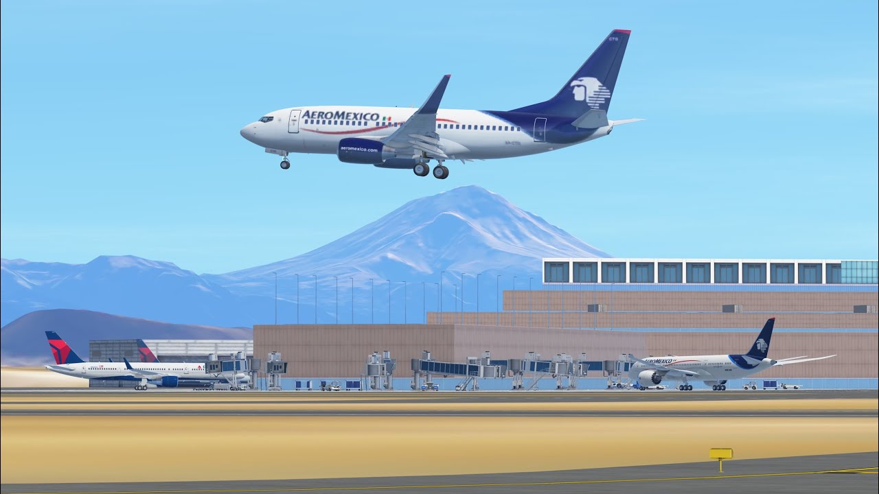 21 Minutes of Plane Spotting at Mexico City International Airport (MMMX) - Infinite Flight