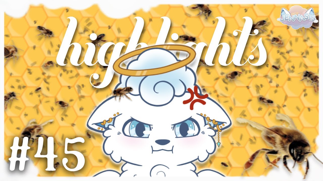 Innocent fox attacked mercilessly by bees (REAL) (EMOTIONAL) | Jennasis Stream Highlights 45
