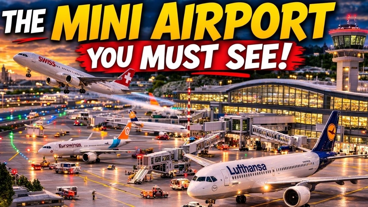 The Miniature Airport That Took Years to Build ✈️ | Knuffingen Airport at Miniatur Wunderland