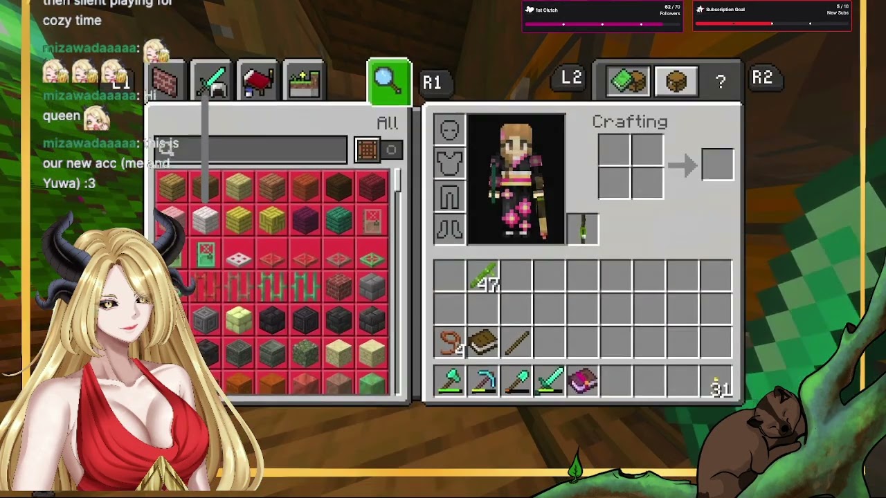 Minecraft Monday!~ Talking tour then silent playing for cozy time
