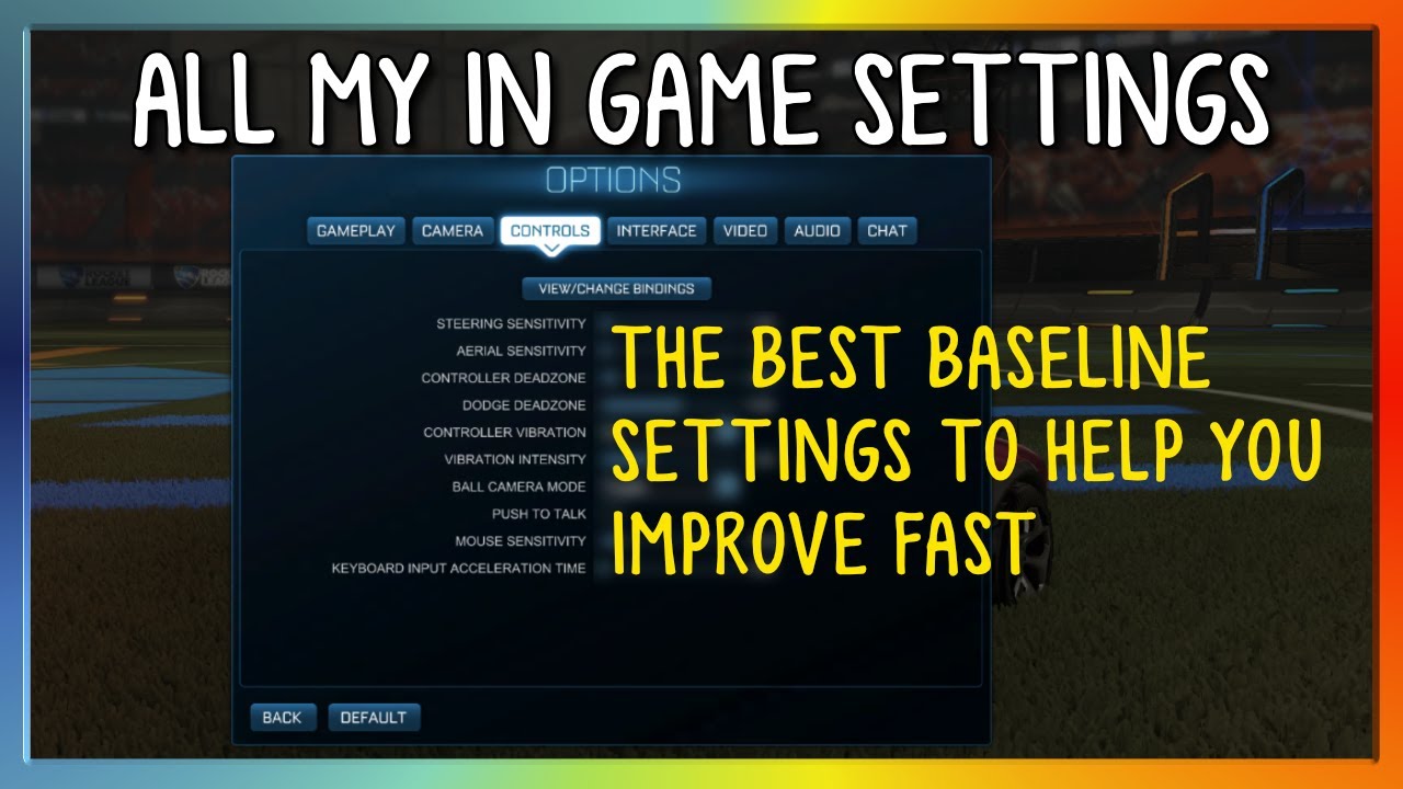ALL MY IN GAME SETTINGS | THE BEST BASELINE SETTINGS TO HELP YOU IMPROVE FAST