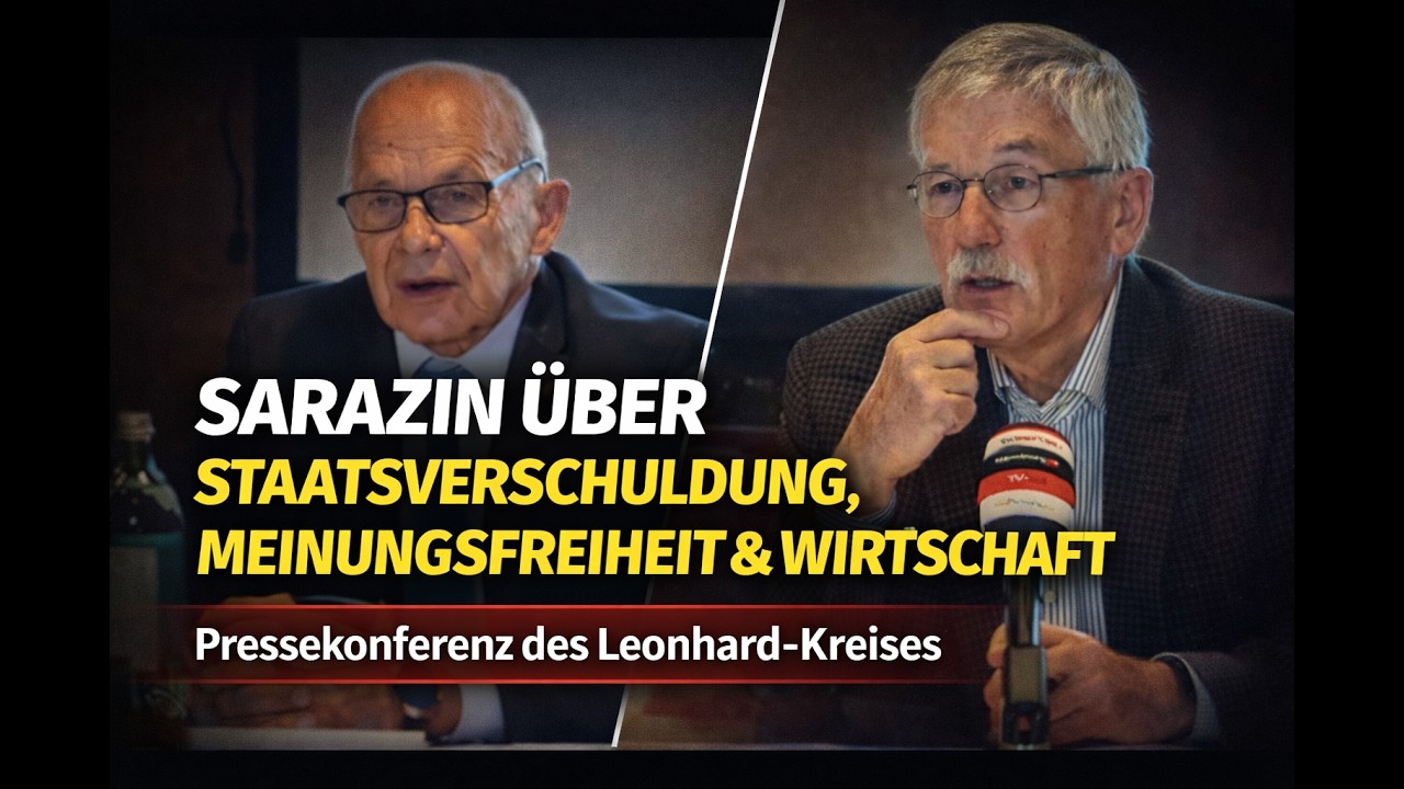 Sarrazin über Staatsverschuldung, Meinungsfreiheit und Wirtschaft
