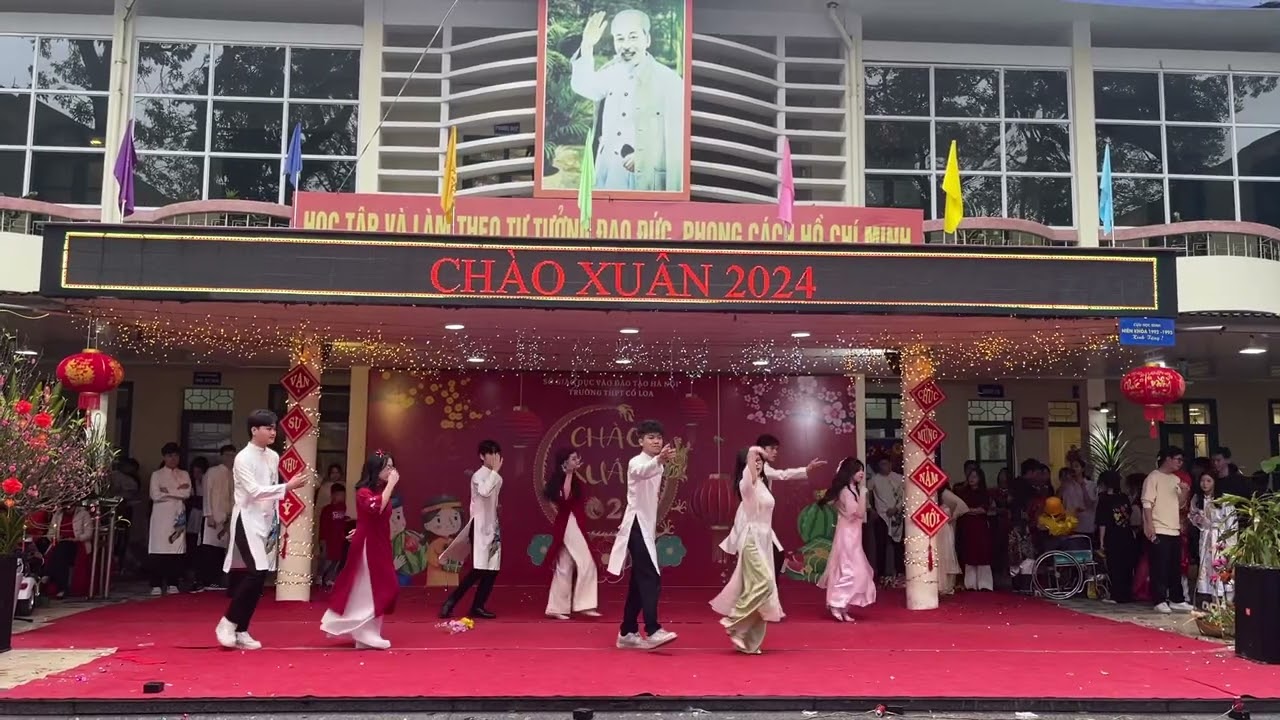 CÁI TẾT GIÀU_A1K55 THPT Cổ Loa_Chào Xuân 2024