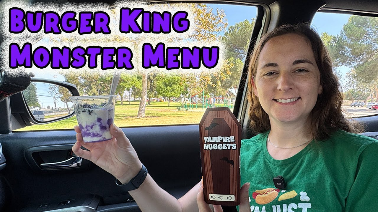 Trying Burger King’s Monster Menu (Halloween Special Taste Test)