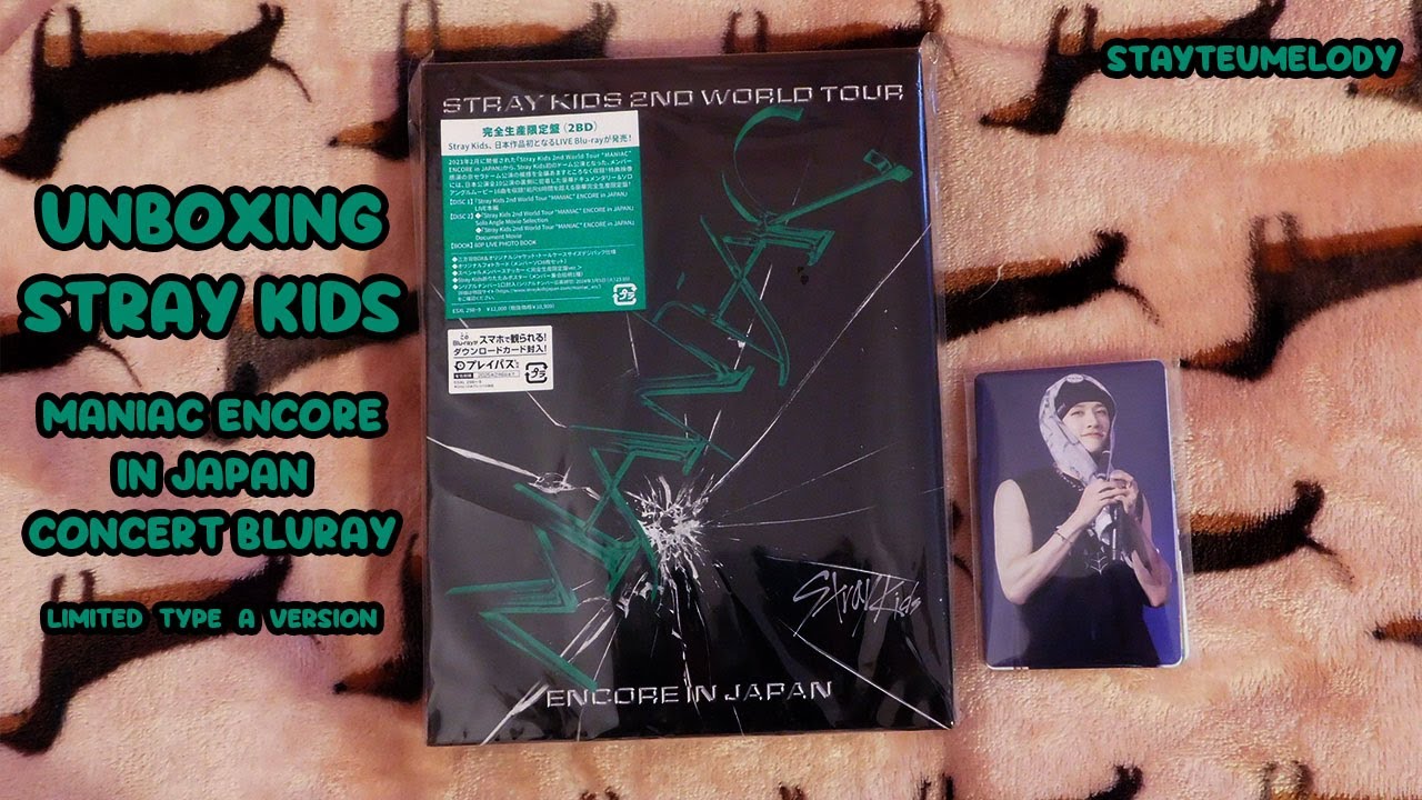 Stray Kids Maniac Encore In Japan Blu-ray Unboxing | Limited Type A Version