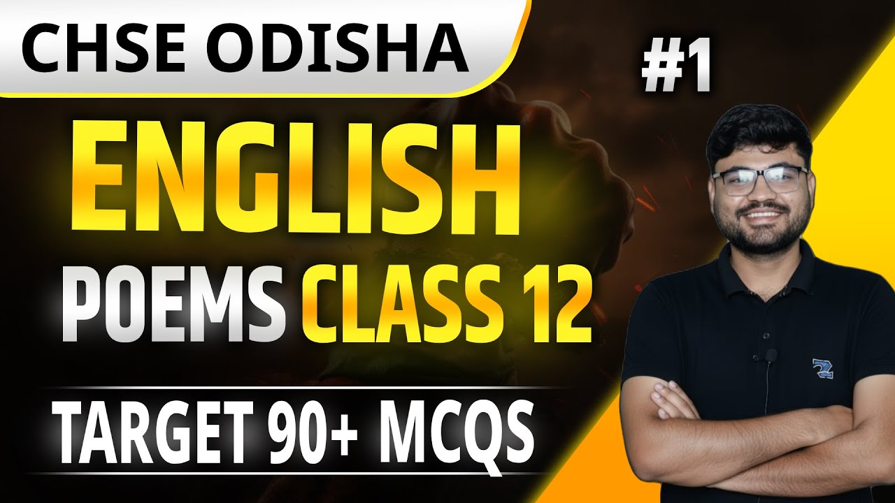 CHSE Odisha Class 12 English MCQ  | Ballad of father gilligan | Psalm of life | Target 90+