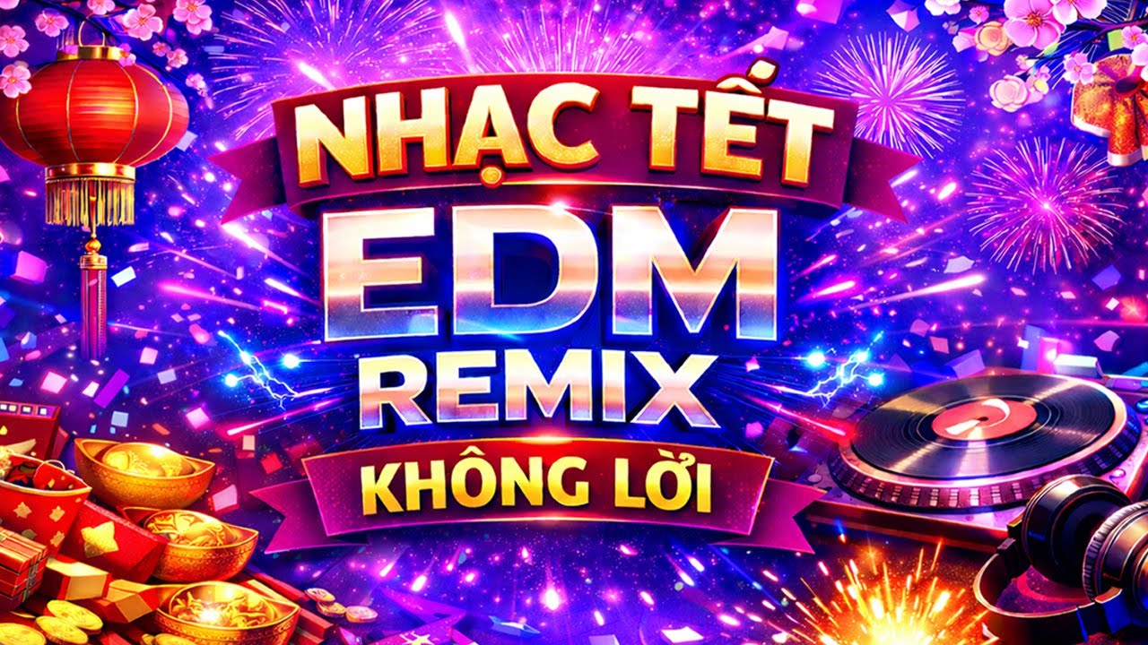 🌟 Nhạc Tết EDM 2026 Không Lời – Sôi Động Đón Năm Mới 🎇🎶