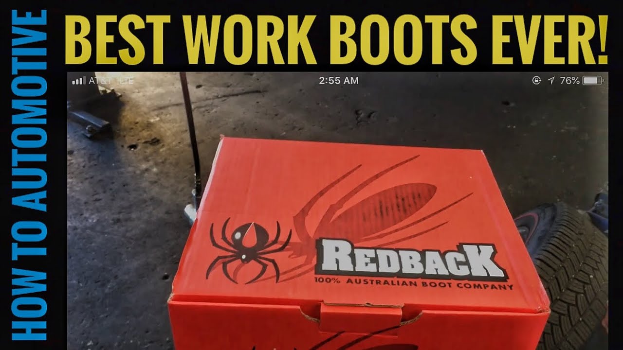 Product Review of RedBack Work Boots For Mechanics