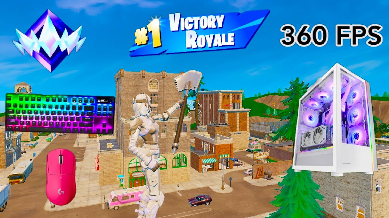 Fortnite Unreal Ranked Reload On PC | Keyboard & Mouse Gameplay | 360 FPS | 4K