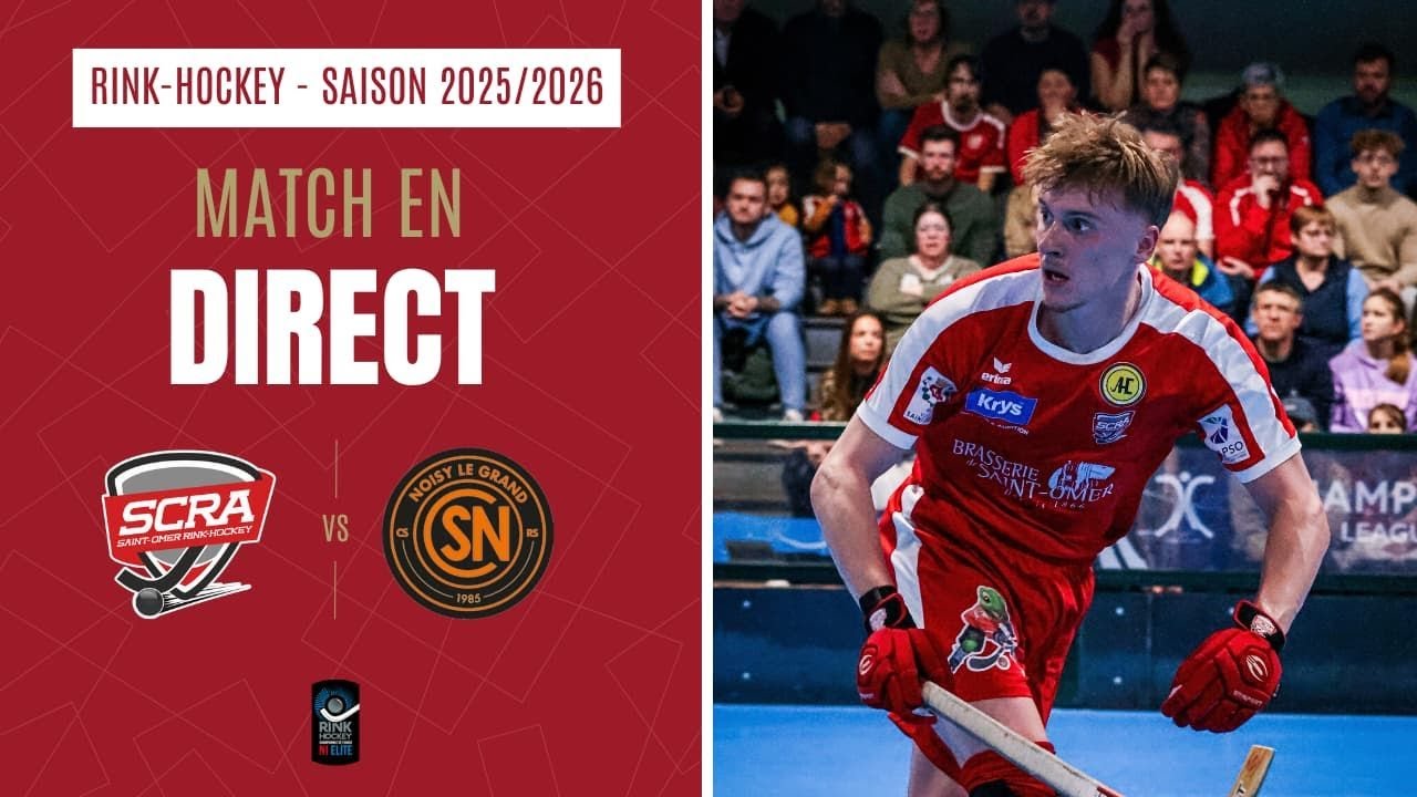 J12 N1 ELITE RINK HOCKEY 2025 2026 SCRA ST OMER 3 - 1 CS NOISY LE GRAND