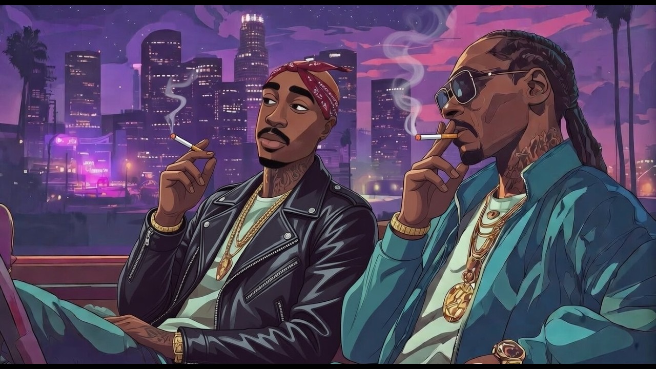 Cruisin’ the West: 90s G-Funk Smoke & Soul — Chill Rap Mix | 420 Vibes | Snoop‑Inspired West Coast