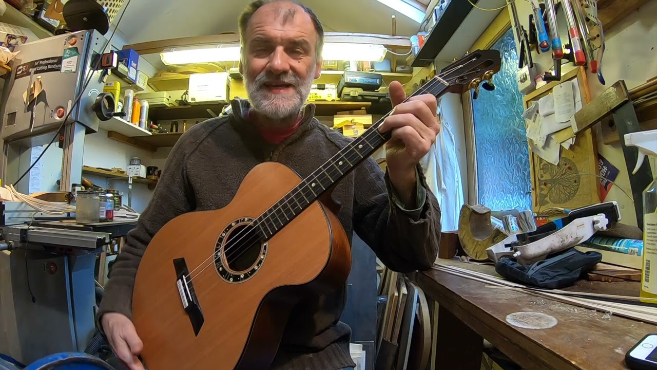 A.J.Lucas nylon string tenor guitar