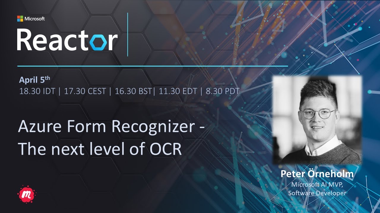 Azure Form Recognizer - Next level of OCR