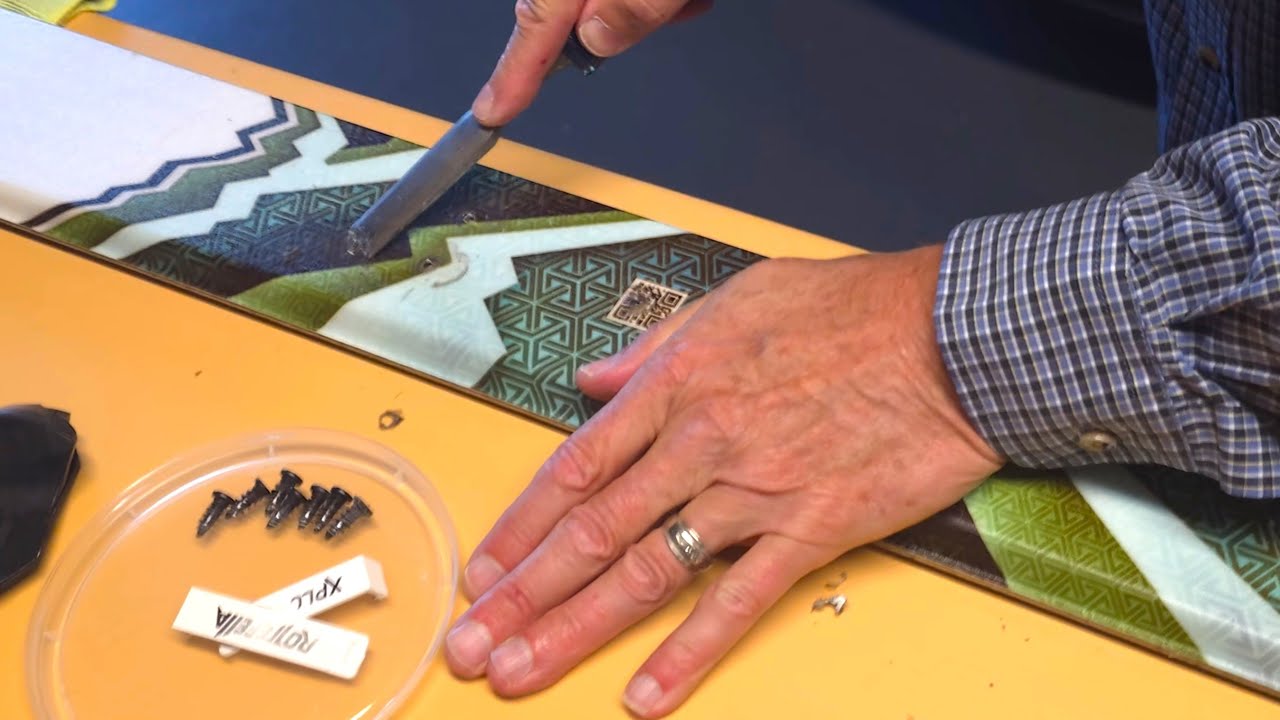 Filling Screw Holes When Remounting a Ski