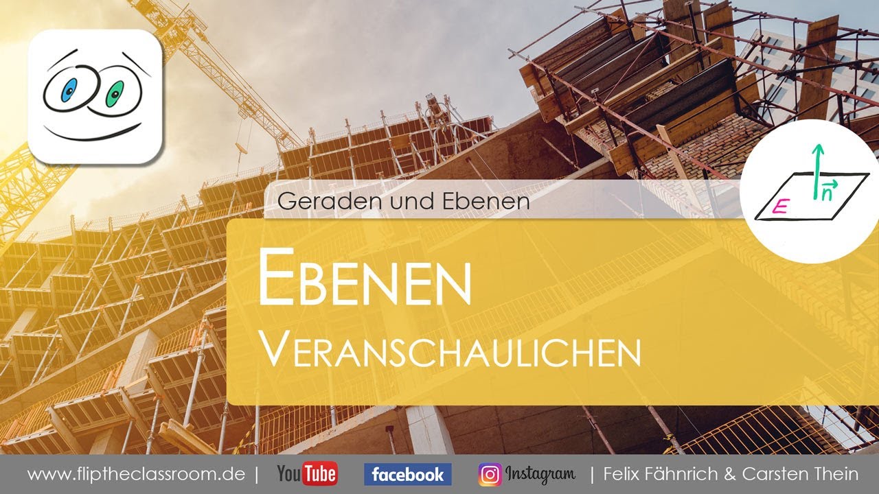 Ebenen veranschaulichen - Spurpunkte und Spurgeraden   |  Geraden und Ebenen | Flip the Classroom