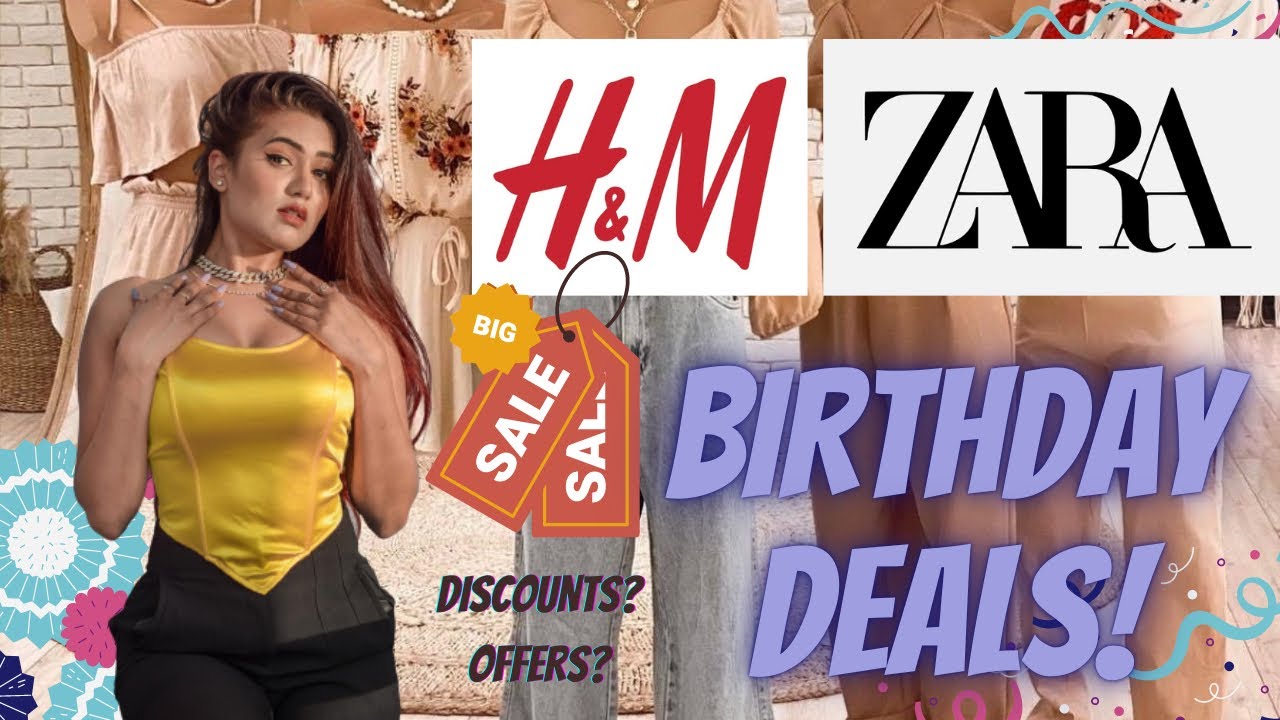 My birthday month shopping deals 🛍 || Zara & H&M birthday offers || gimaashi