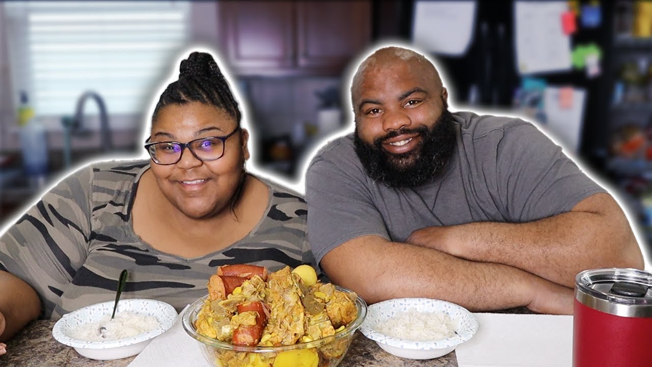 SPICY NECKBONE BOIL MUKBANG| NECKBONES, POTATOES & EGGS| PR GANG