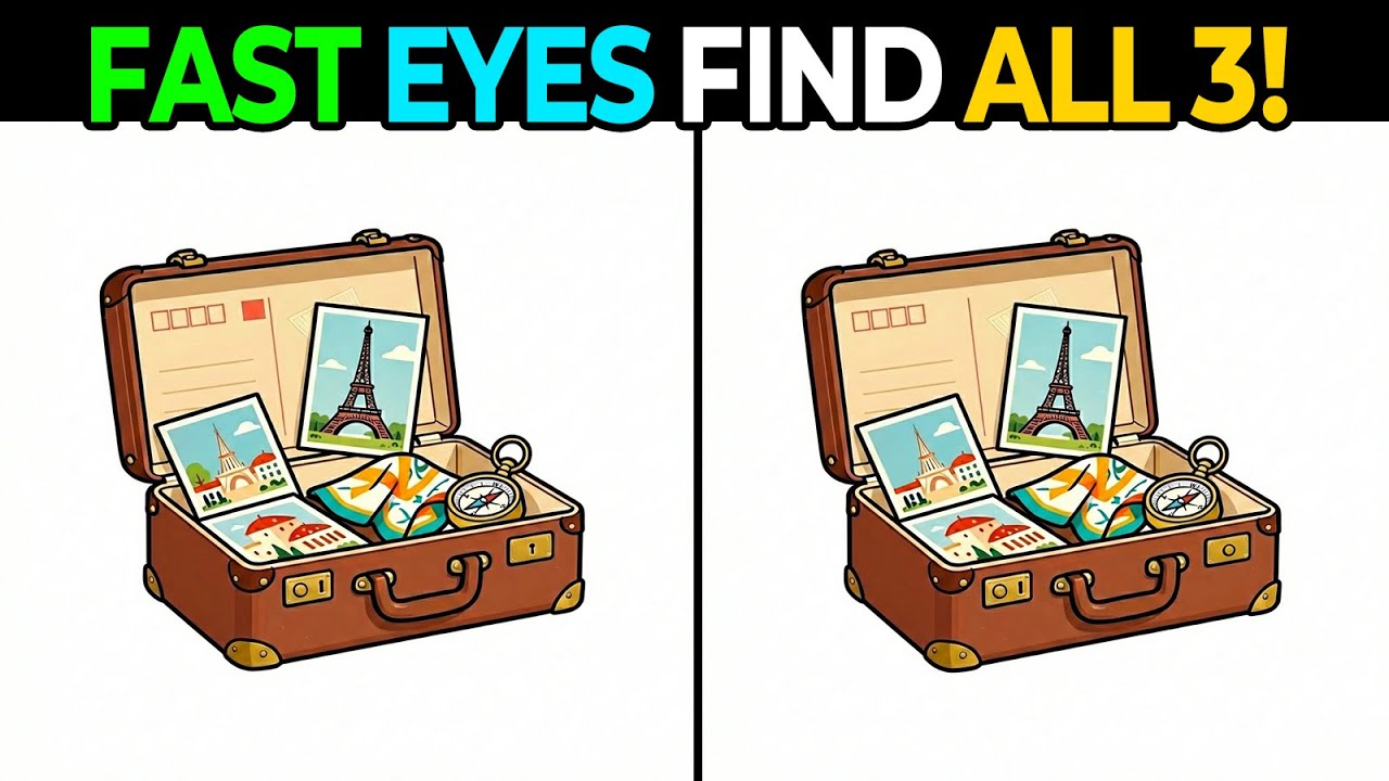 ✨Spot the Difference✨WHO FINDS ALL 3?🕵️‍♂️| BRAIN AGE TEST Vol.21