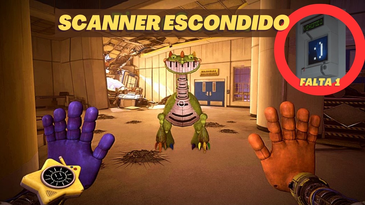 Como Conseguir Todos Os Scanners Para Fazer O Easter Egg Do Pianosaurus - Poppy Playtime Chapter 5