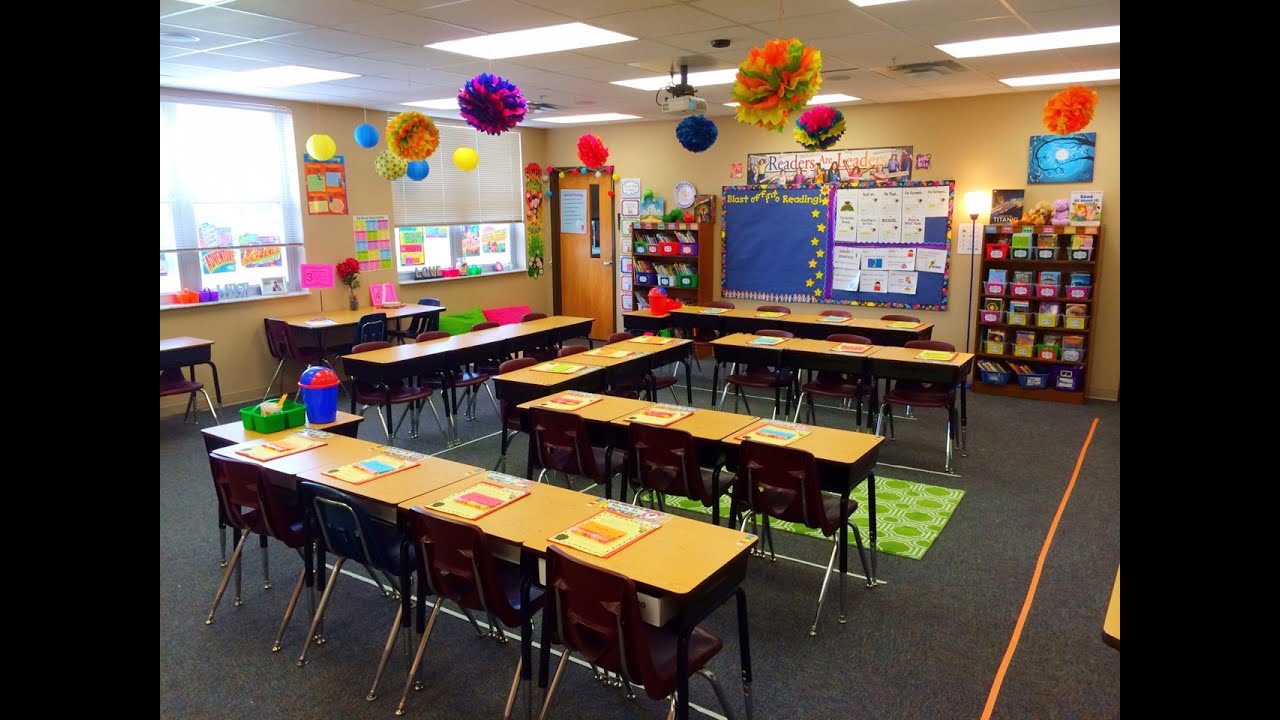 Экскурсия по классу начальной школы #gracejoytv