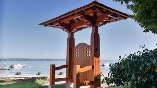 Woodworking, Japanese Garden Gate, Timber Framing