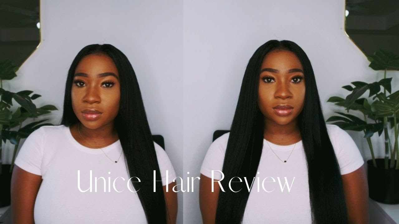 Best Straight Kinky U part wig Ft. UNICE HAIR | Easy Install, simple & quick hairstyle