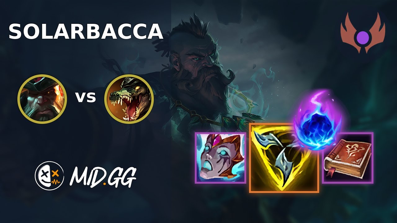 MID.GG: [ solarbacca ] Gangplank TOP vs Renekton | EUW MASTER | LOL Season 2025