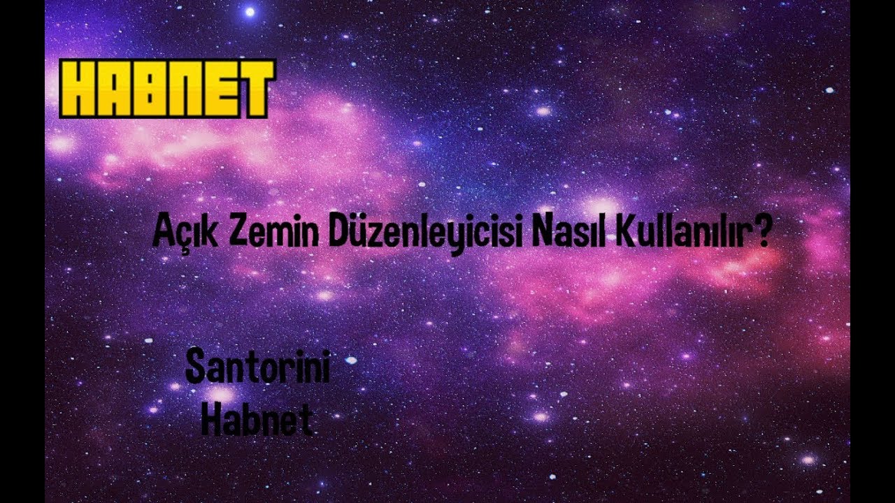Habnet:A&ccedil;ık Zemin Planlayıcı Nasıl Kullanılır? [Merdiven Yapma,Oda Genişletme,Kapı Değiştirme]